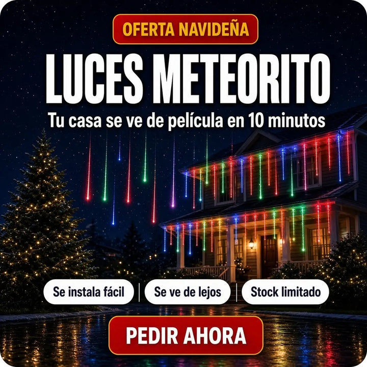 🌠 LUCES DE NAVIDAD METEOROS LED ✨