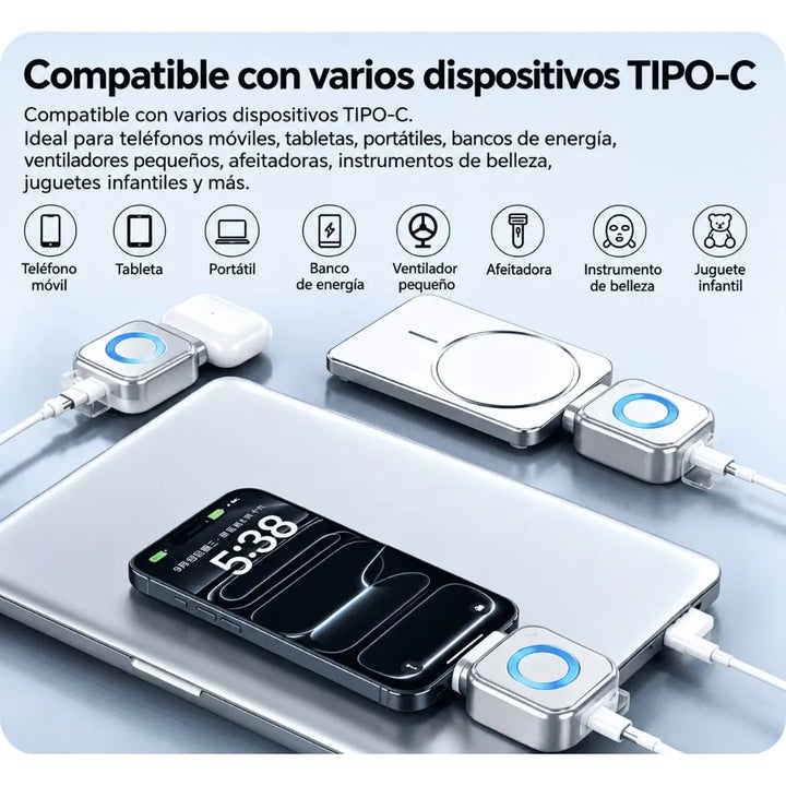 PROTECTOR DE CARGA INTELIGENTE TIPO-C 🔋⚡