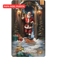 FUNDA NAVIDEÑA PARA PUERTA