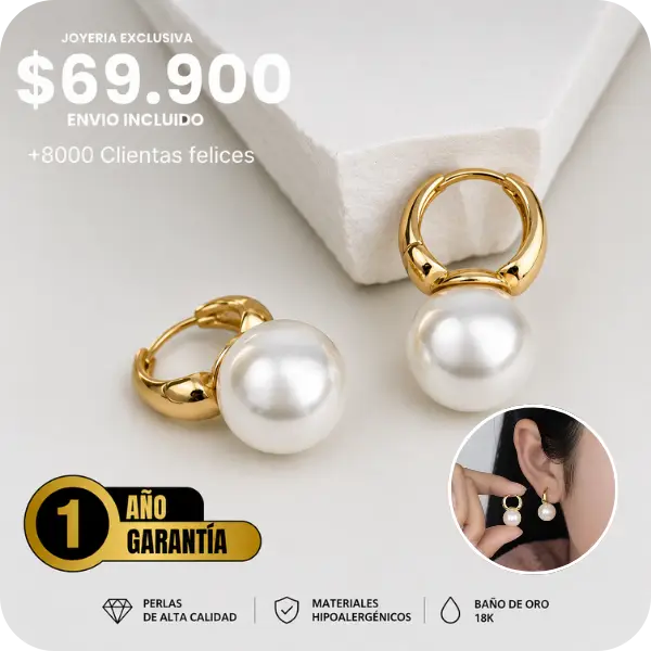 CANDONGAS PERLAS BLANCAS ® ¡UN BRILLO UNICO! ✨💎